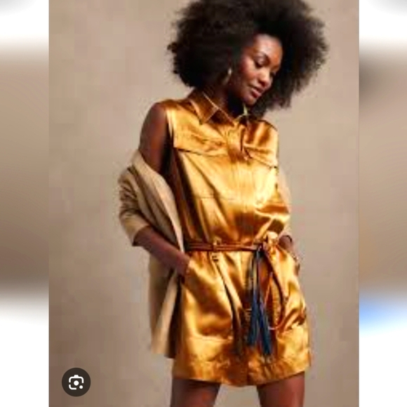 Banana Republic Daydream Silk Romper - Picture 1 of 10